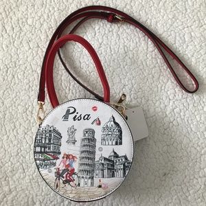 NWT Circular Crossbody Bag From Italy